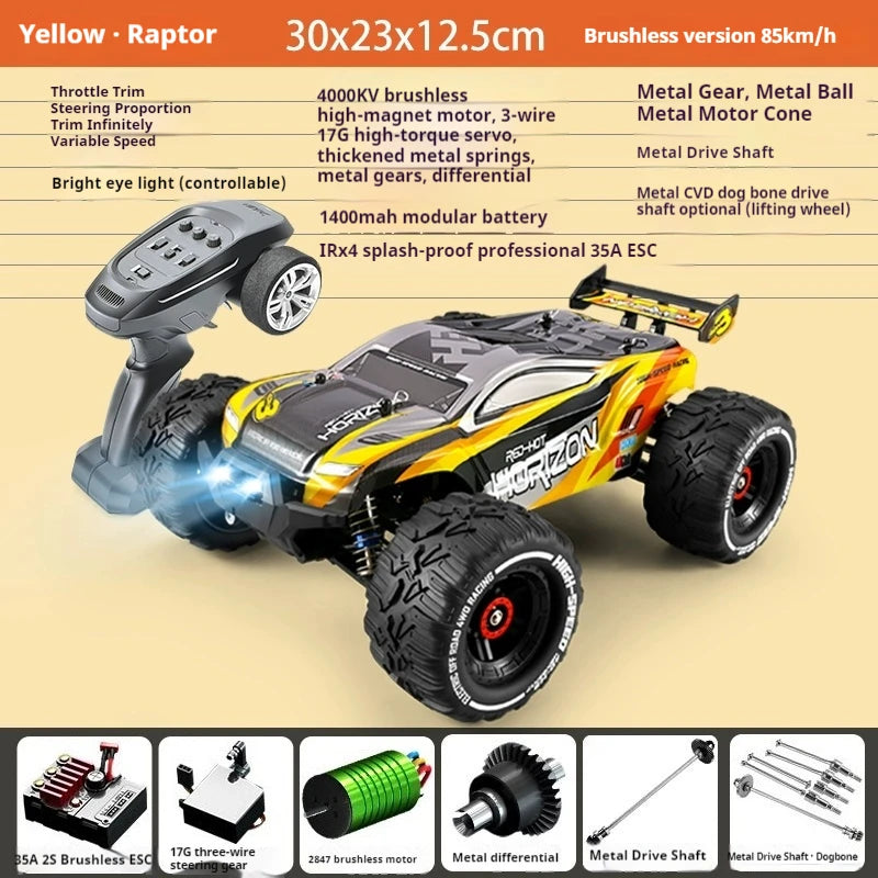 1:14 RC 4x4 Off-Road Monster Truck High-Speed Toy