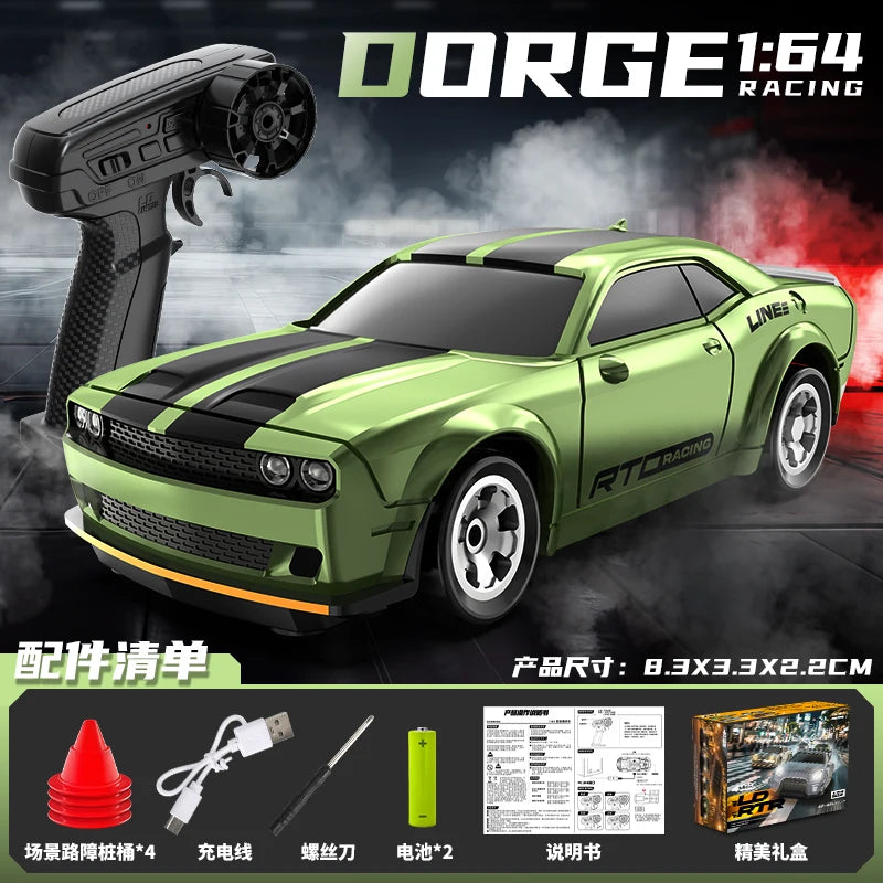 1:64 Mini RC Drift Car 4x4 High-Speed Racing Model