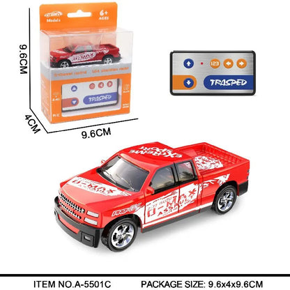 1:64 Mini RC Car Alloy 5-Channel Desktop Toy Vehicle