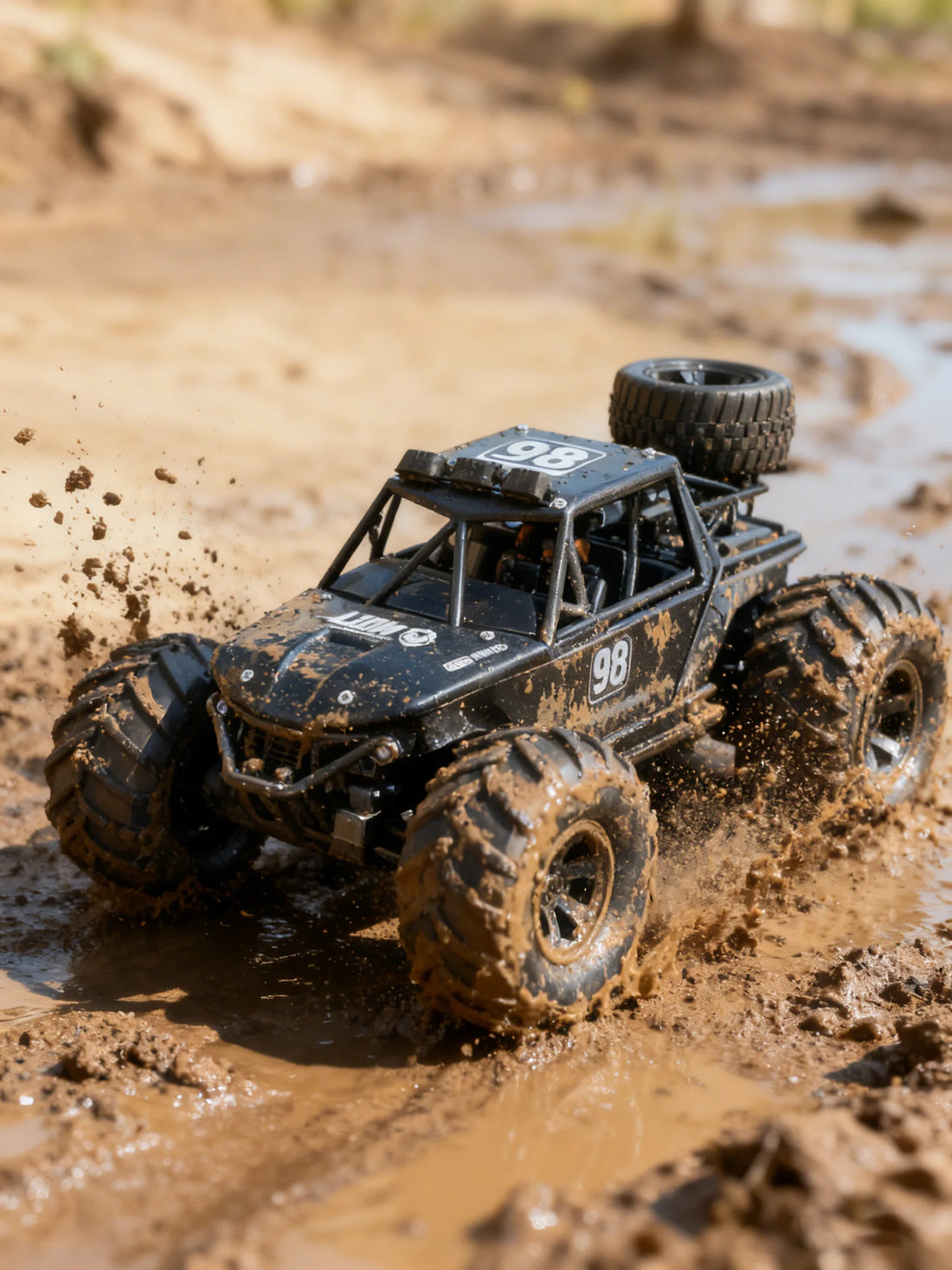 2-in-1 Amphibious RC Car Boat 4WD Waterproof Toy