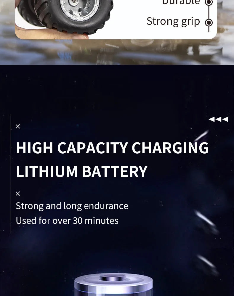 JJRC Q156 4WD Amphibious Off-Road RC Monster Truck