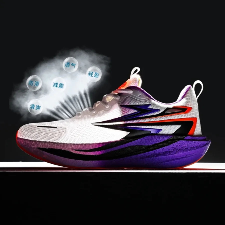 Men &amp; Women Carbon Board Running Shoes Lightweight Sport