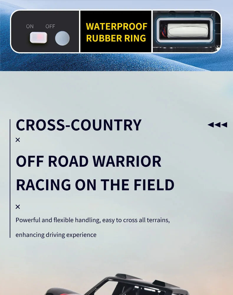 JJRC Q156 4WD Amphibious Off-Road RC Monster Truck