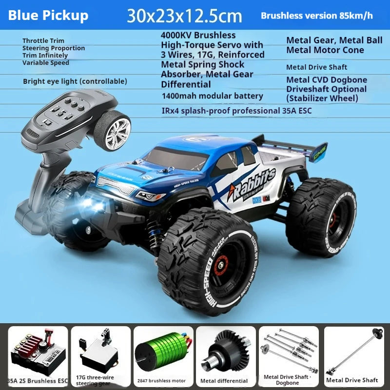 1:14 RC 4x4 Off-Road Monster Truck High-Speed Toy