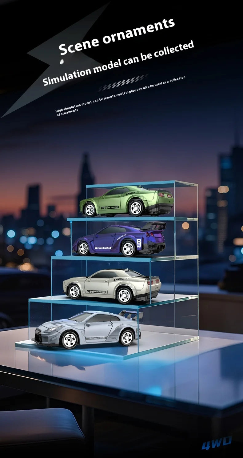 1:64 Mini RC Drift Car 4x4 High-Speed Racing Model