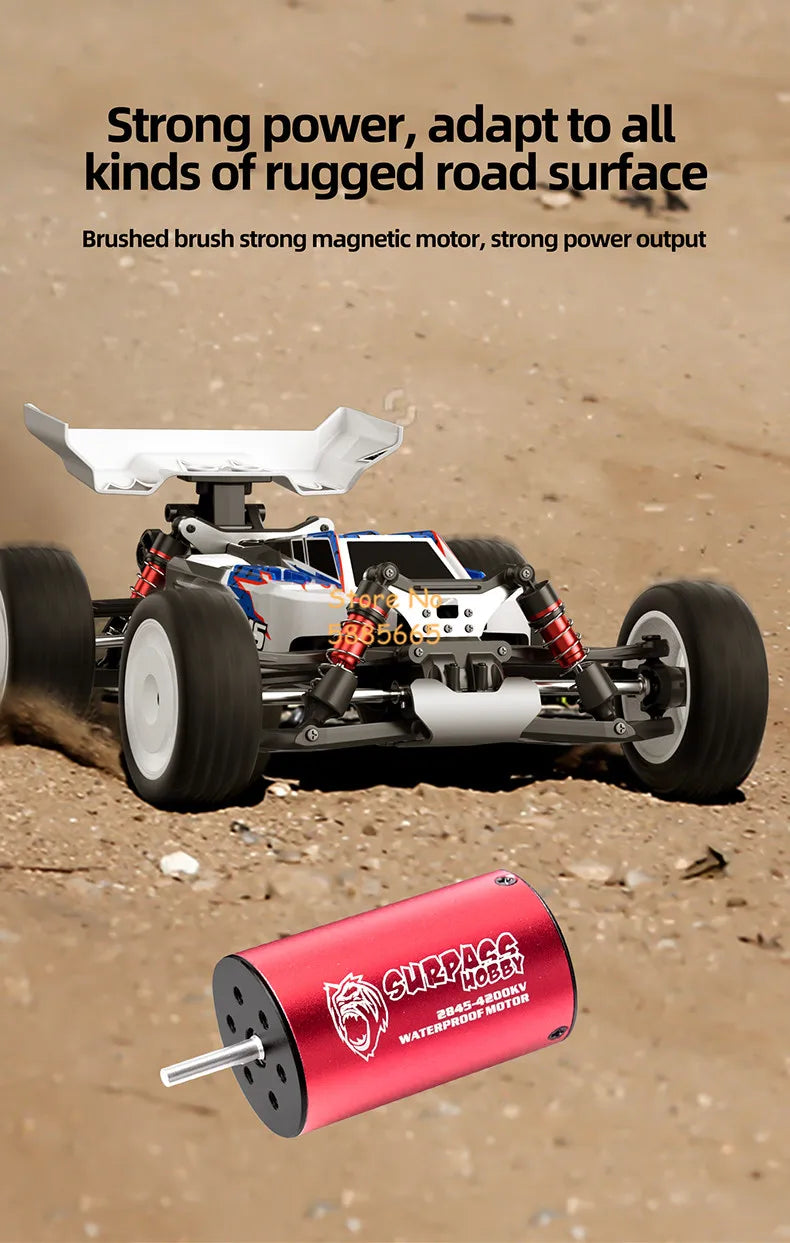 1:16 Brushless RC Car 4WD High-Speed Off-Road Truck
