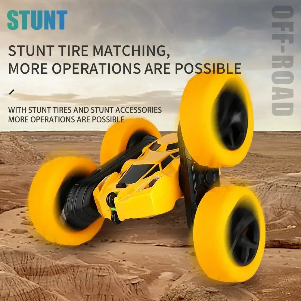 2.4G RC Stunt Car Double Sided Flip 360° Rotation Toy
