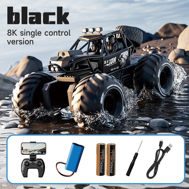 2-in-1 Amphibious RC Car Boat 4WD Waterproof Toy