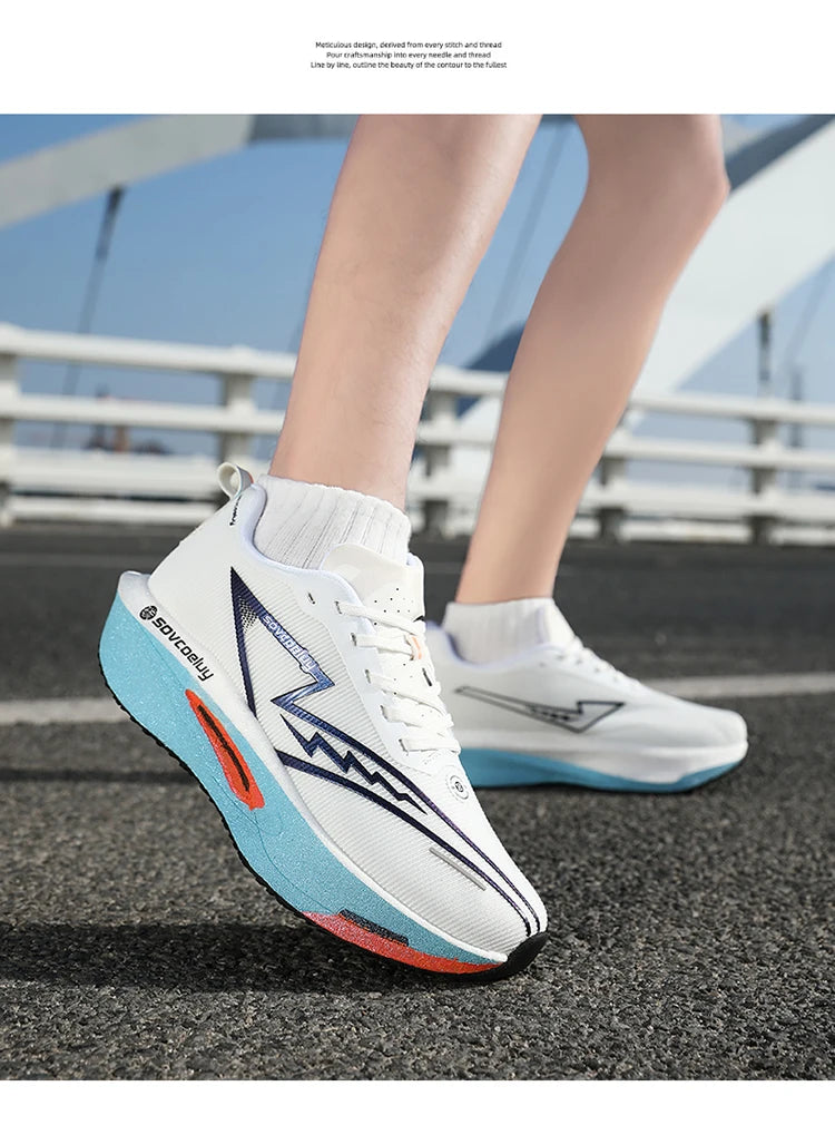 Carbon Plate Running Shoes Breathable Sport Sneakers