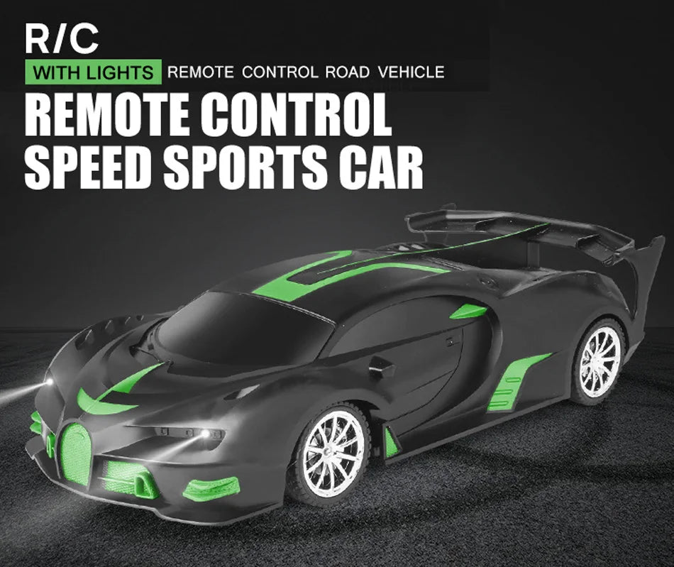 1:18 RC Sports Car 2.4G Remote Control LED Toy