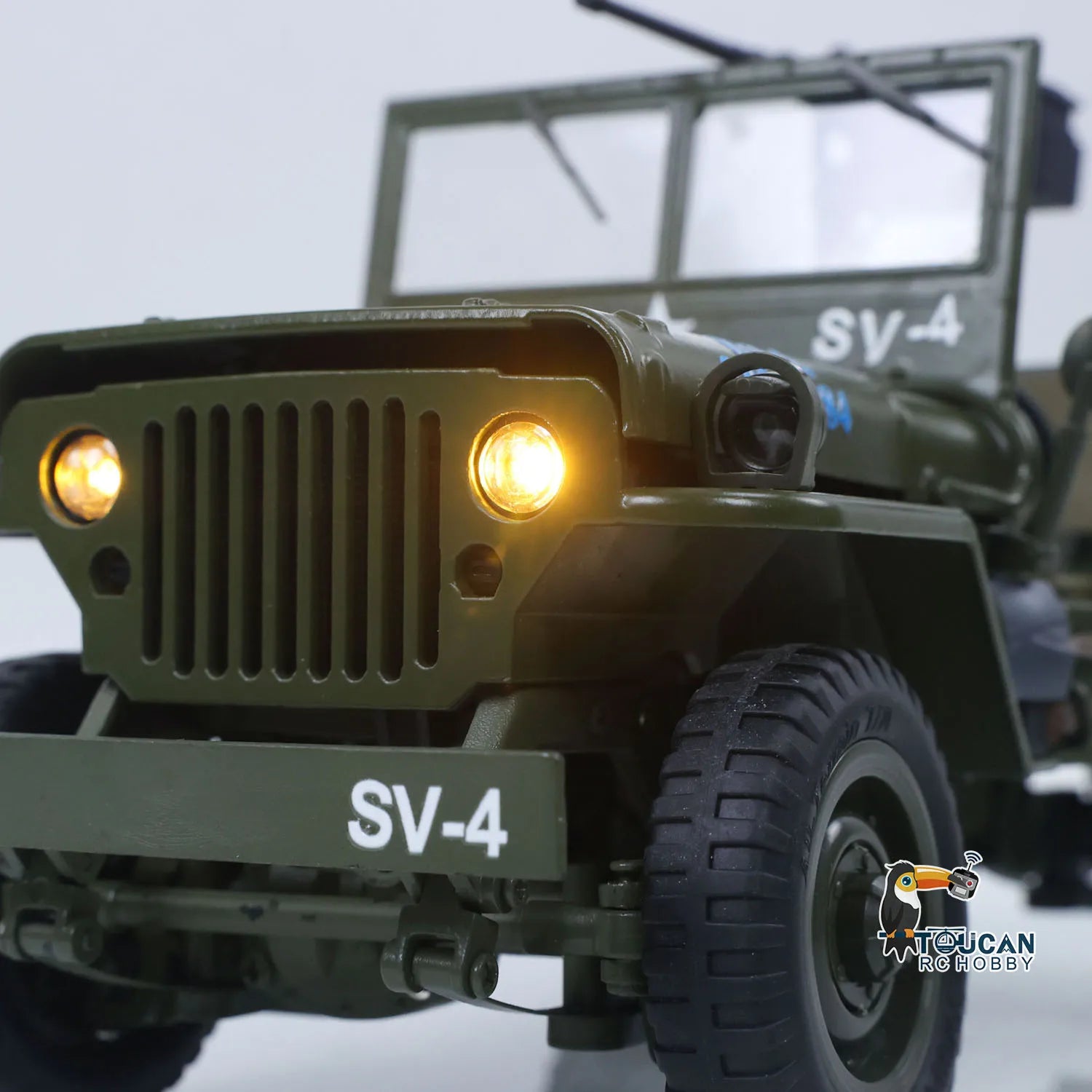 1/16 RC Off-Road 4x4 Military Truck Electric Toy