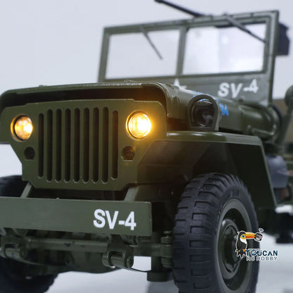 1/16 RC Off-Road 4x4 Military Truck Electric Toy