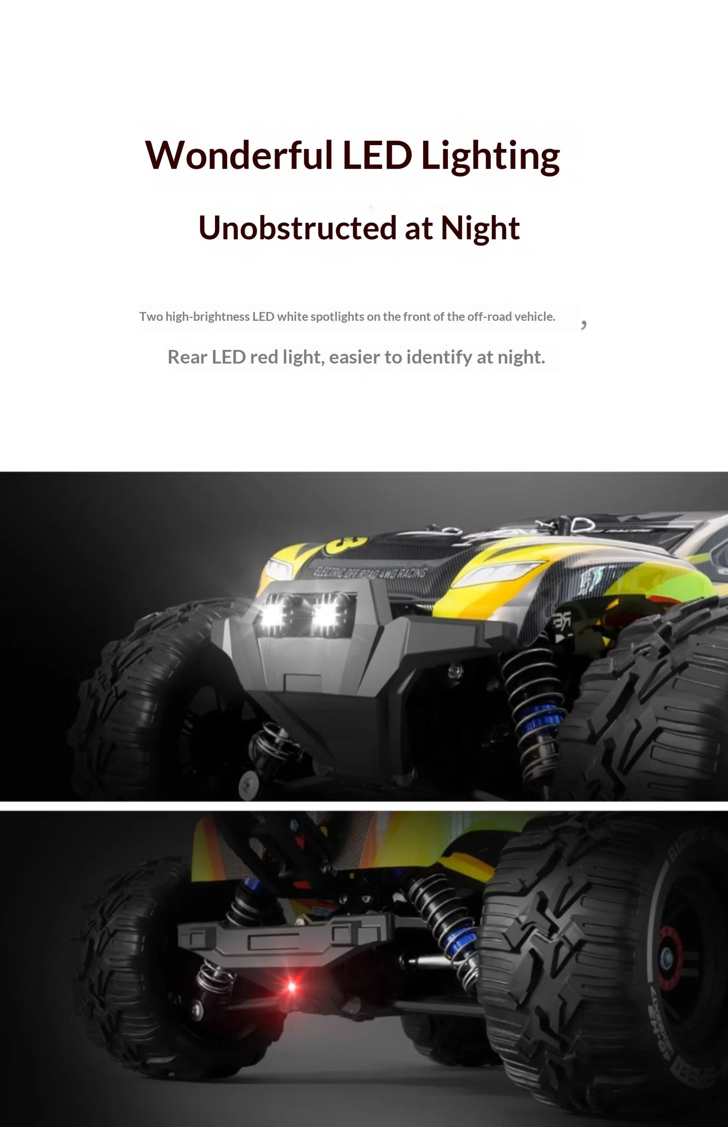 1:14 RC 4x4 Off-Road Monster Truck High-Speed Toy