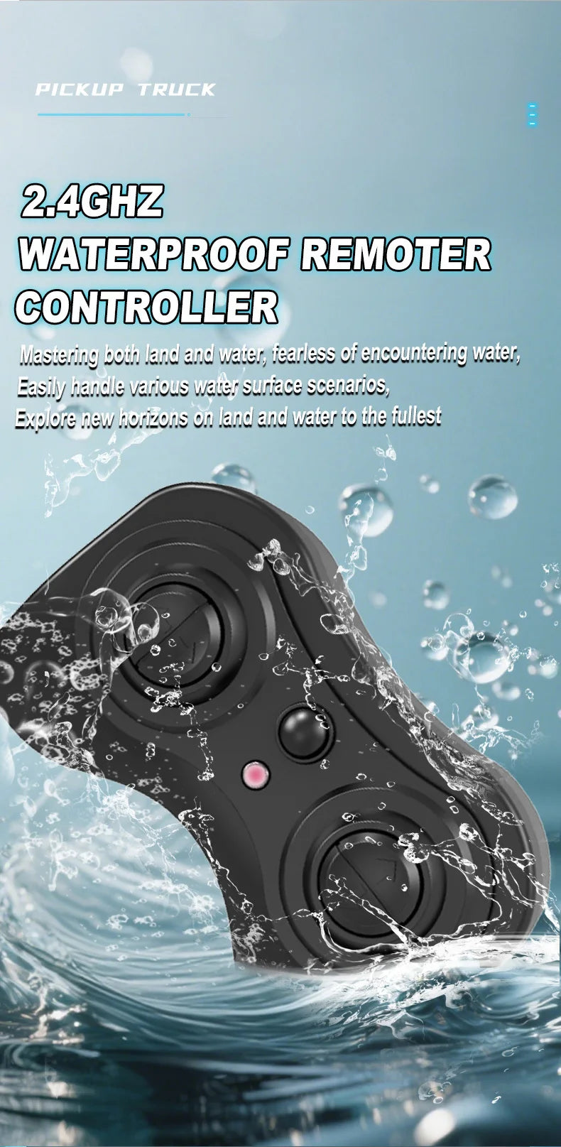 8x8 RC 8WD Amphibious All-Terrain Rescue Truck