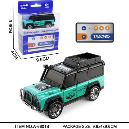 1:64 Mini RC Car Alloy 5-Channel Desktop Toy Vehicle