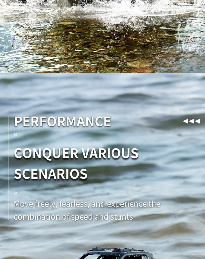 JJRC Q156 4WD Amphibious Off-Road RC Monster Truck