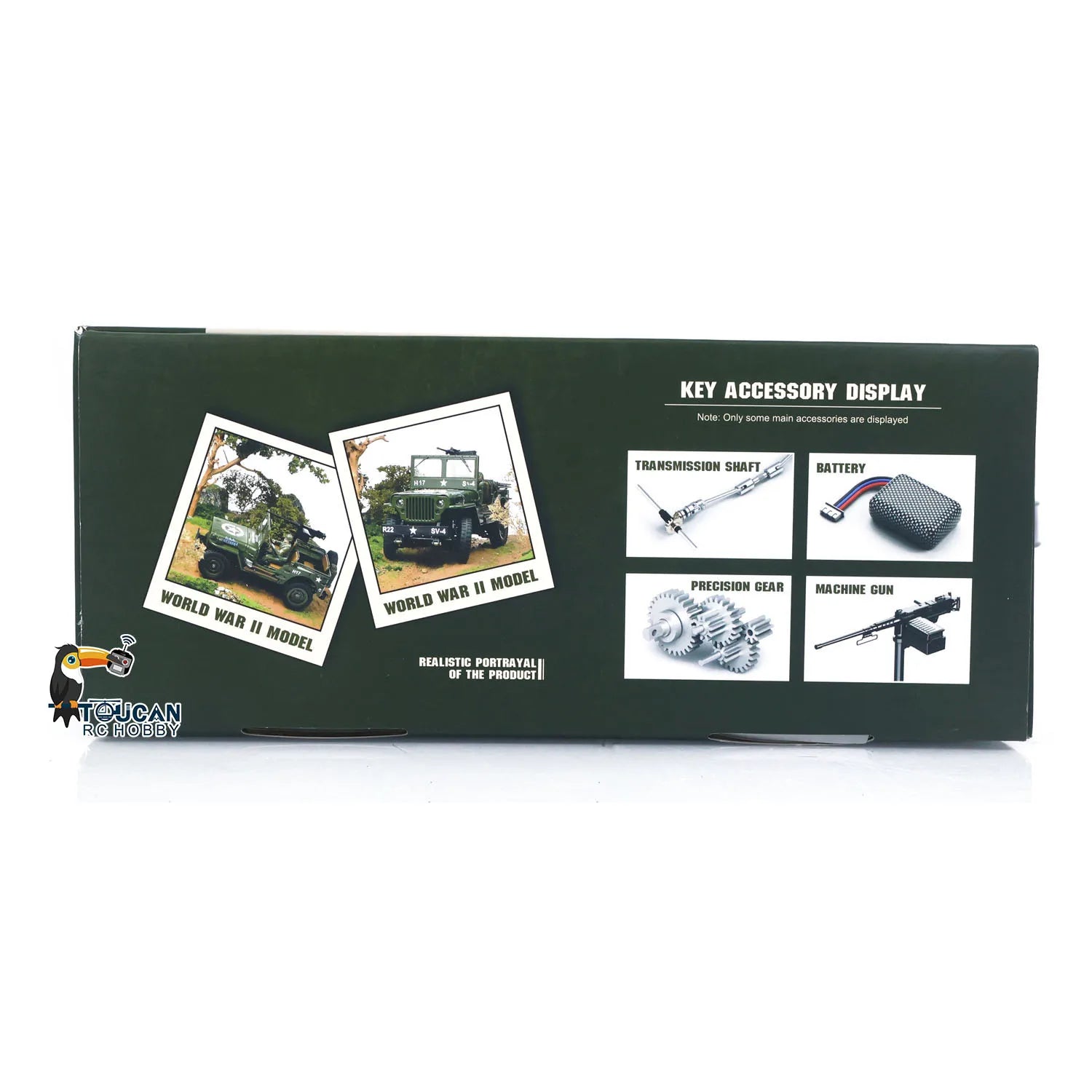 1/16 RC Off-Road 4x4 Military Truck Electric Toy