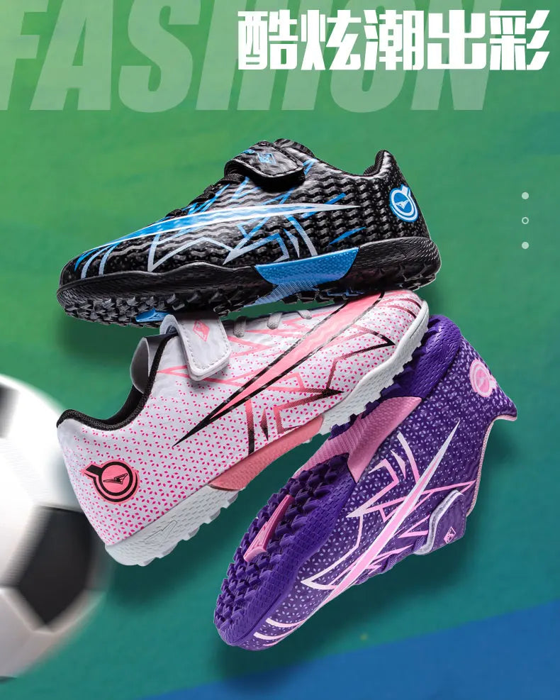 Youth Soccer Cleats Boys &amp; Girls Outdoor Football Shoes