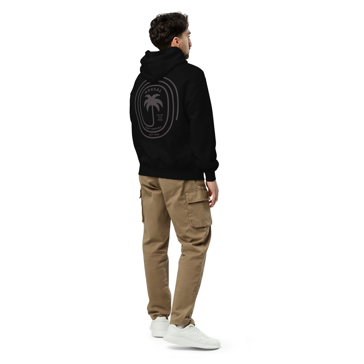 DORSAL Palm Non-Fade Unisex Pull Over Hoodie-1