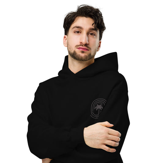 DORSAL Palm Non-Fade Unisex Pull Over Hoodie-0